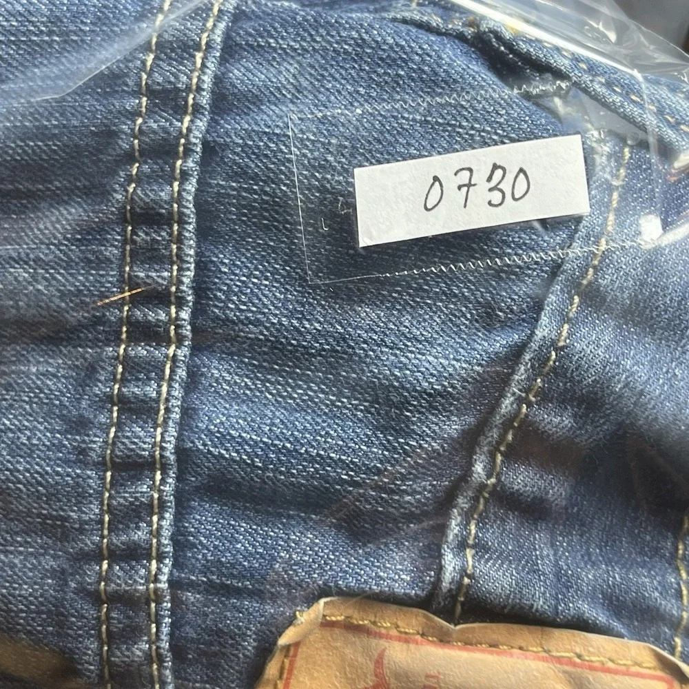 Levi's Jeans Men 33x34 514 Blue Slim Straight Leg Gorpcore Faded Denim Workwear
